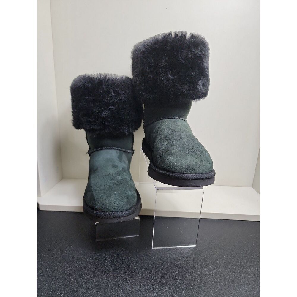 UGG Australia Black Chamois Leather Boots